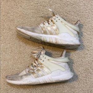 Adidas white sneakers